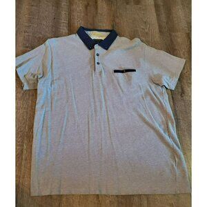 Cactus Man Ricky Singh polo with pocket Men's Gray and blue size XL/44 shirt